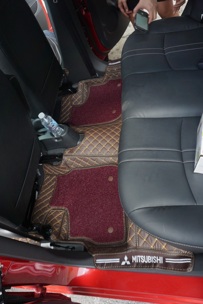 Thảm lót sàn ô tô xe Mitsubishi Attrage FULL viền cửa