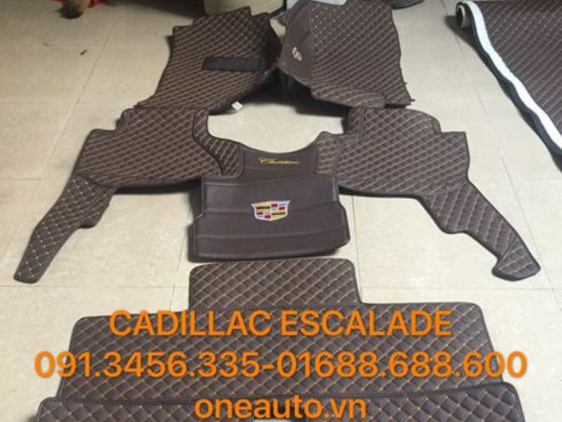 CADILLAC ESCALADE - Thảm lót sàn da cao cấp