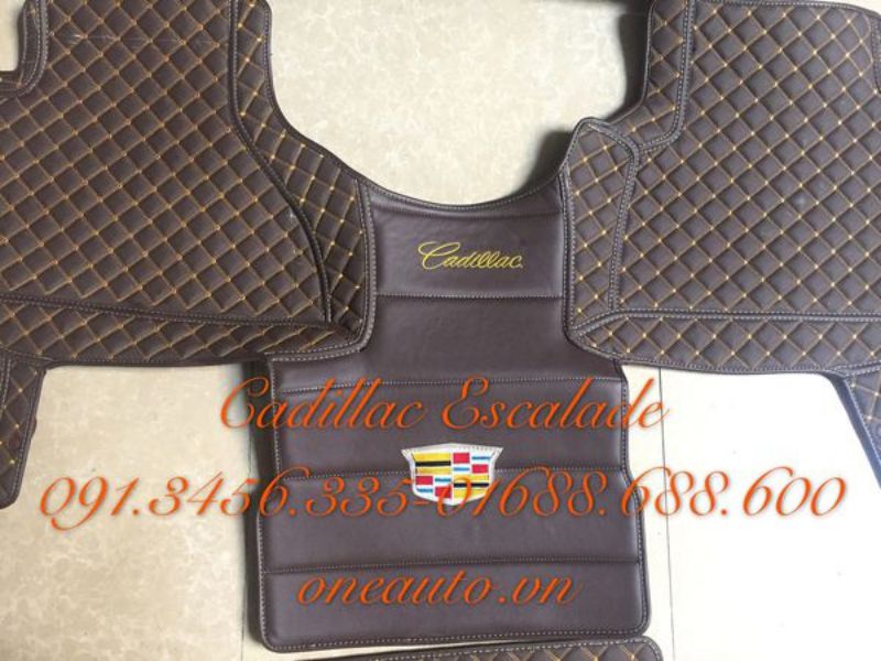 CADILLAC ESCALADE - Thảm lót sàn da cao cấp