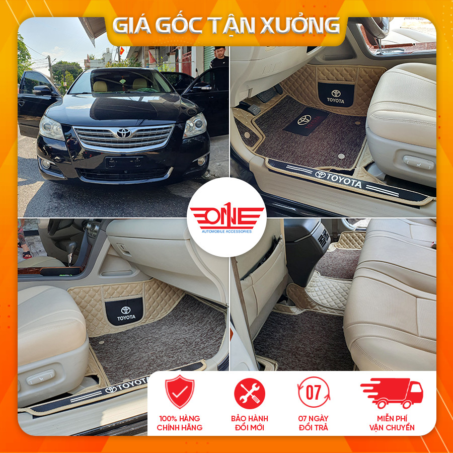 Thảm lót sàn ô tô 8D tràn viền xe Toyota Camry 2012