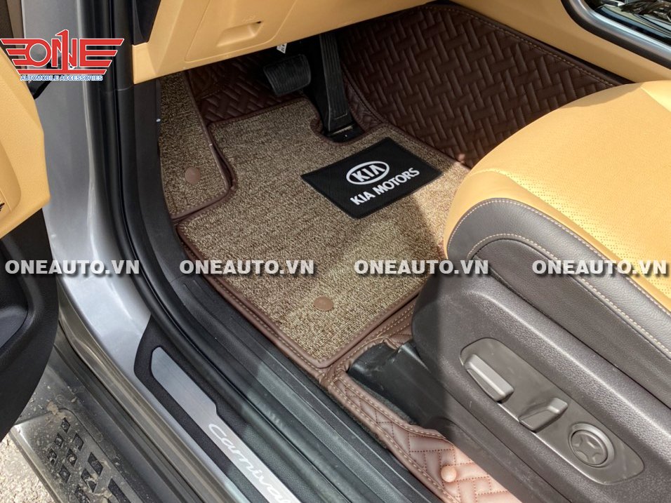 Thảm lót sàn ô tô 5D 6D KIA Carnival 2021