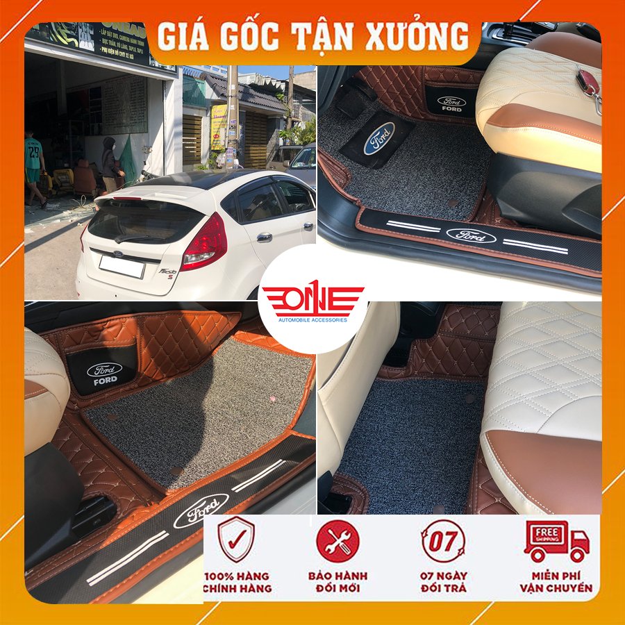 Thảm lót sàn 8D tràn viền cửa xe Ford Fiesta 2013