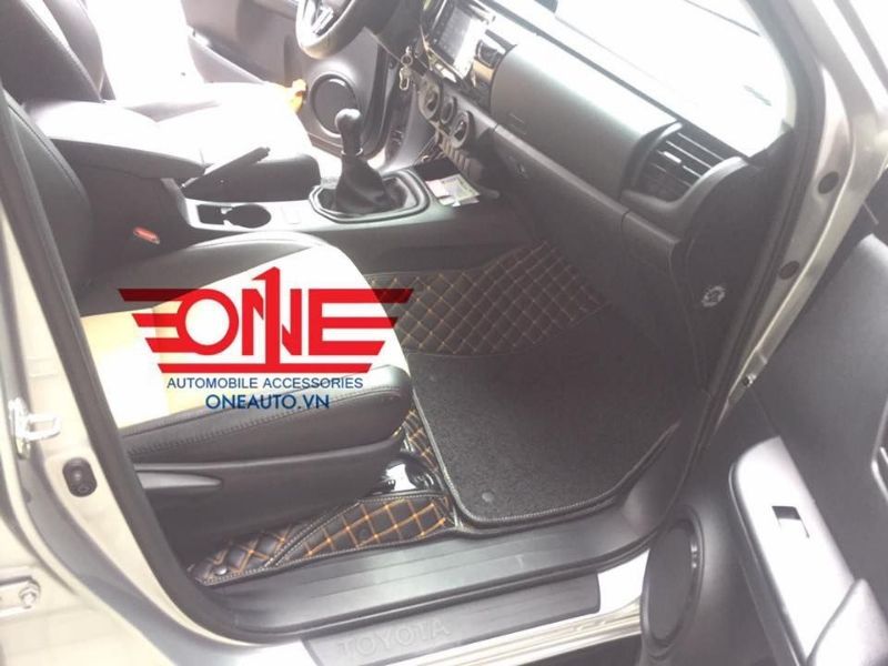 Thảm Lót Sàn Ô Tô Cao Cấp Toyota Hilux 2016