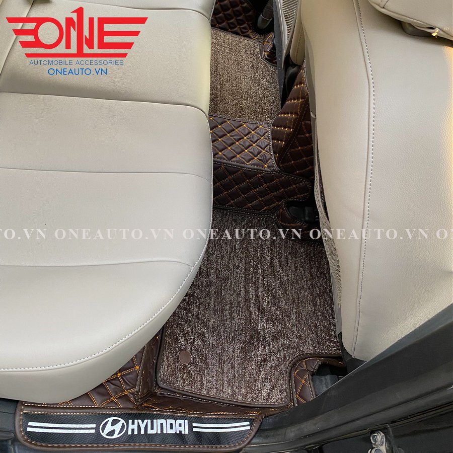 Thảm lót sàn ô tô 8D xe Hyundai Avante phủ viền cửa