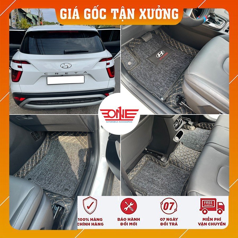 Thảm lót sàn ô tô 6D xe Hyundai Creta 2023