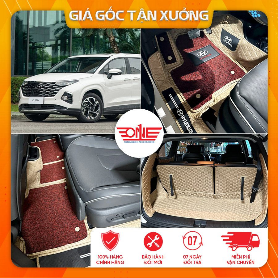 Thảm lót sàn ô tô 8D Hyundai Custin 2023, 2024