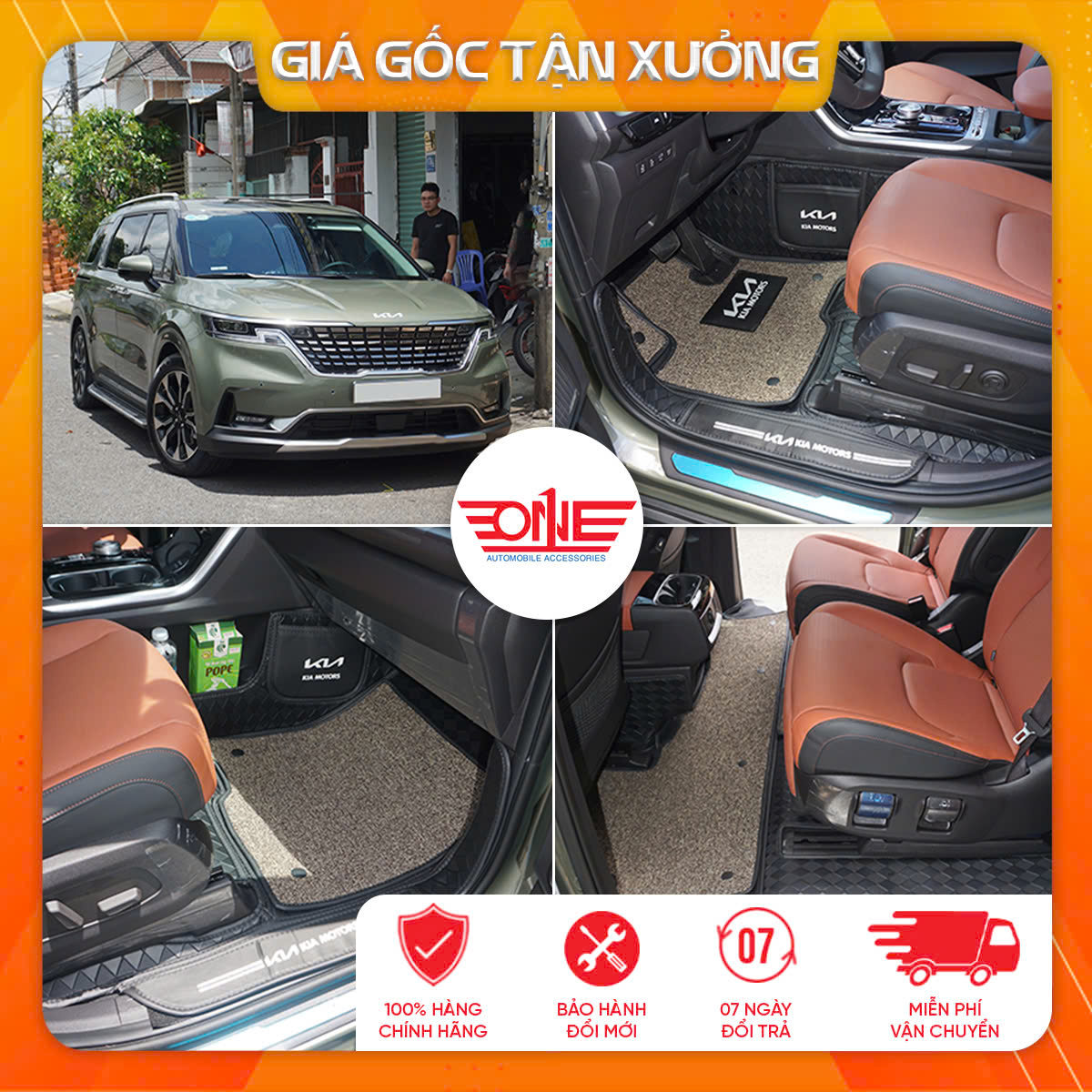 Thảm lót sàn ô tô 8D KIA Canival tràn viền mới nhất