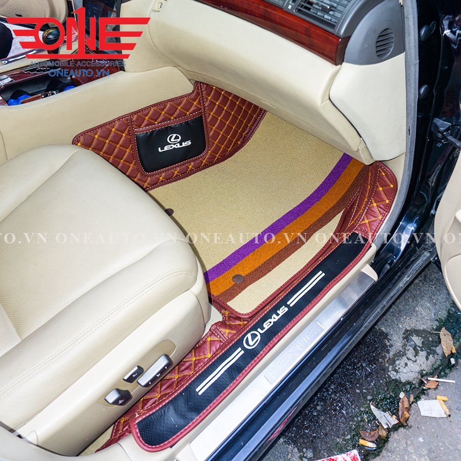 Thảm lót sàn ô tô 8D Lexus LS460L tràn viền 