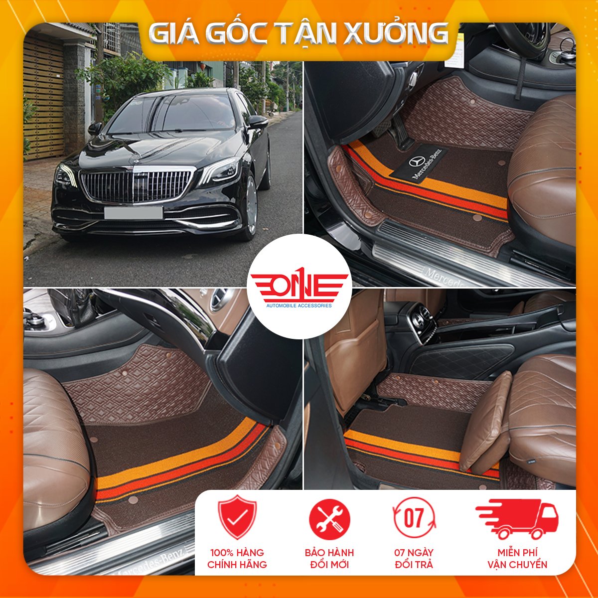 Thảm lót sàn ô tô 6D xe Mercedes-Maybach