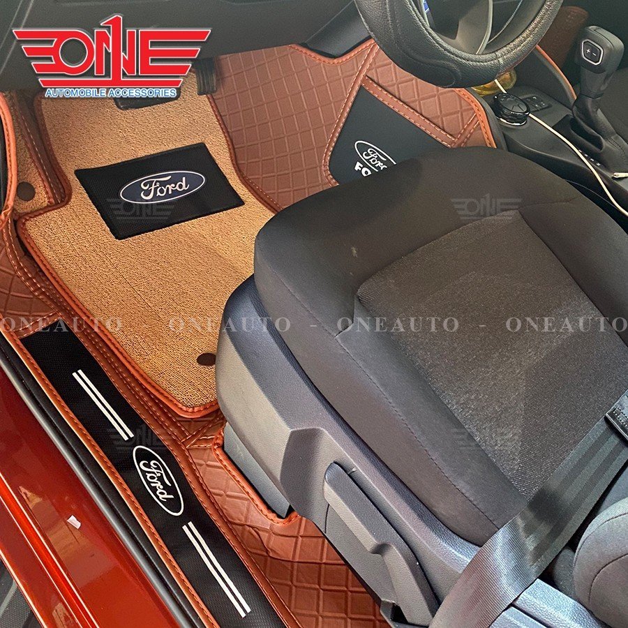 Thảm lót sàn ô tô 8D Ford Ranger 2023 Full viền cửa