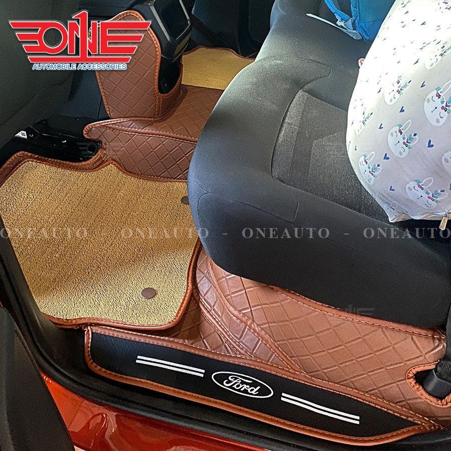 Thảm lót sàn ô tô 8D Ford Ranger 2023 Full viền cửa