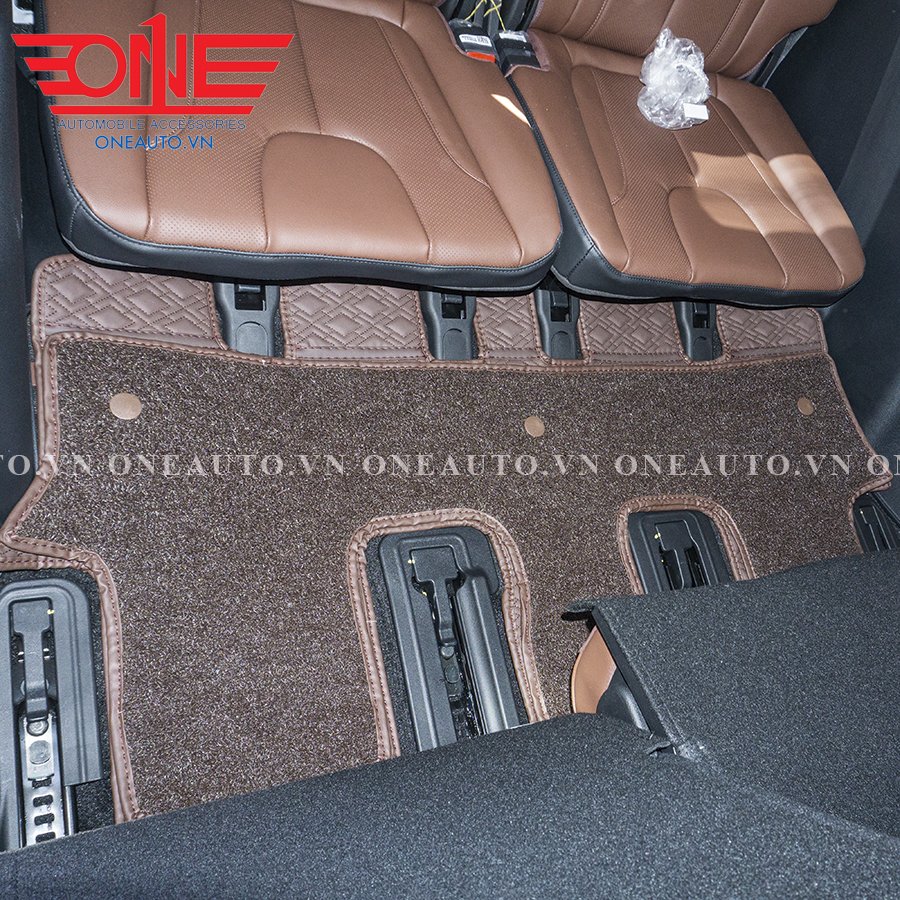 Thảm lót sàn ô tô 8D Hyundai SantaFe FULL viền cửa