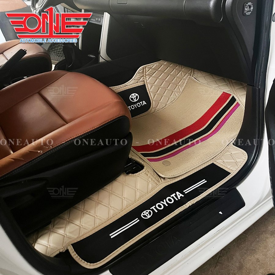 Thảm lót sàn ô tô 8D Toyota INNOVA 2006 - 2015 Full viền cửa