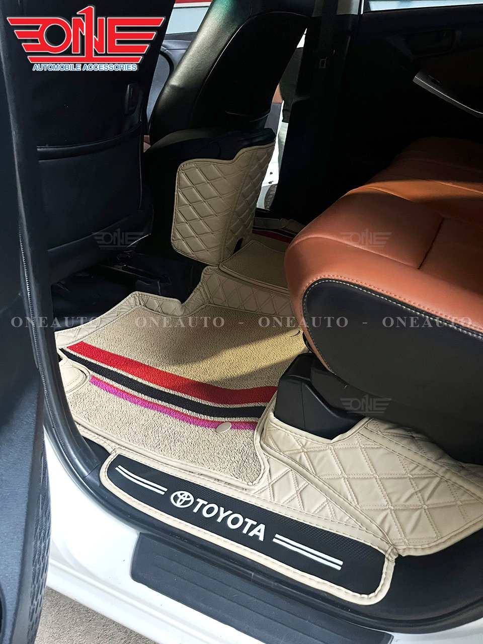 Thảm lót sàn ô tô 8D Toyota INNOVA 2006 - 2015 Full viền cửa