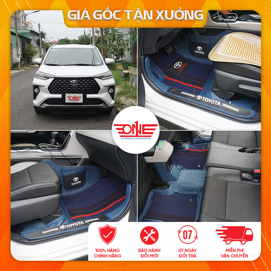 Thảm lót sàn ô tô 8D xe Toyota Veloz