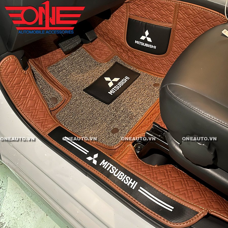 Thảm lót sàn ô tô 8D Mitsubishi Xpander Full viền cửa