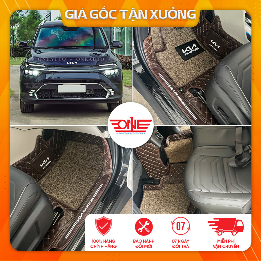 Thảm lót sàn ô tô 8D Kia Carens mẫu mới nhất năm 2023