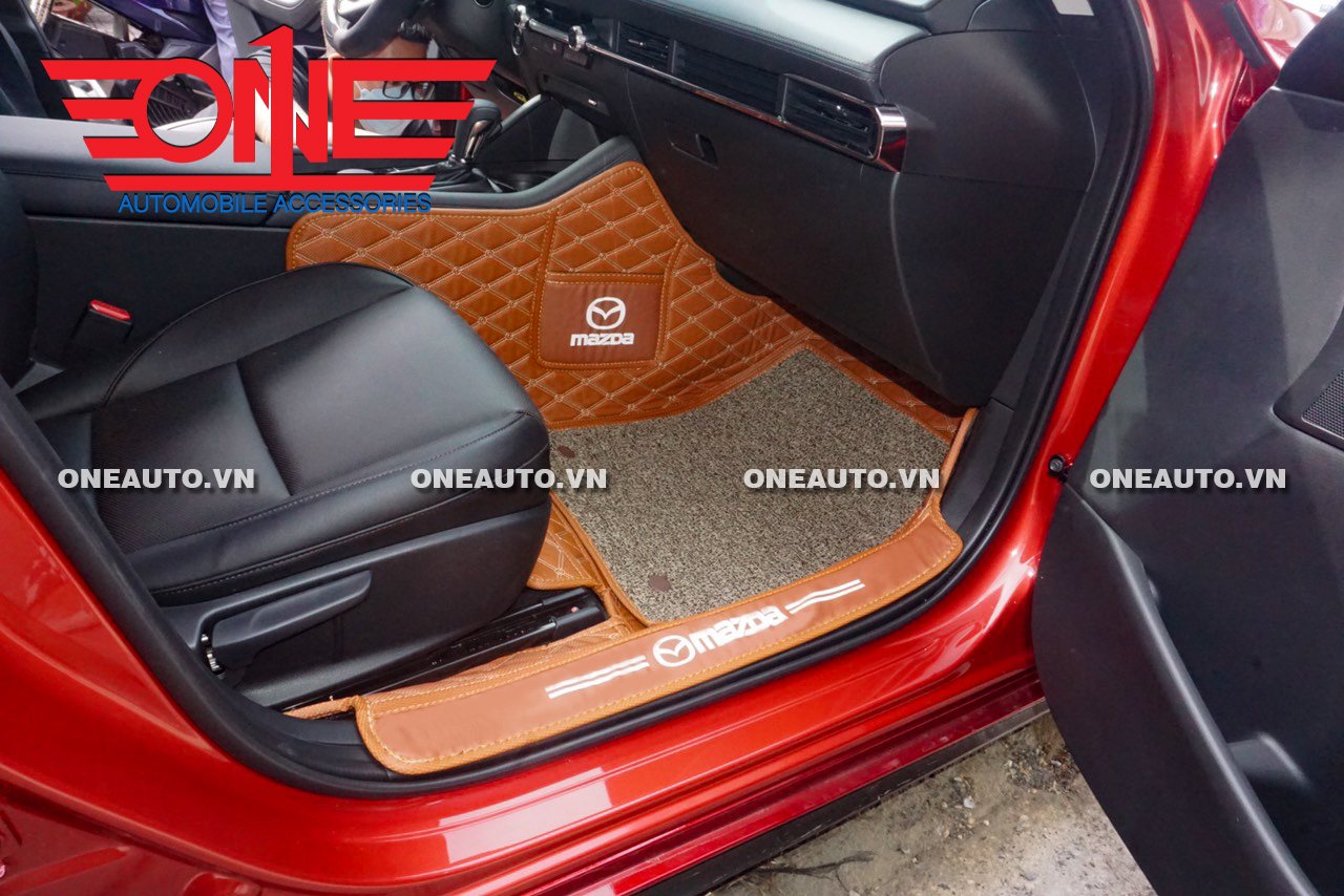 Thảm lót sàn ô tô 8D Mazda 3 Full Viền cửa