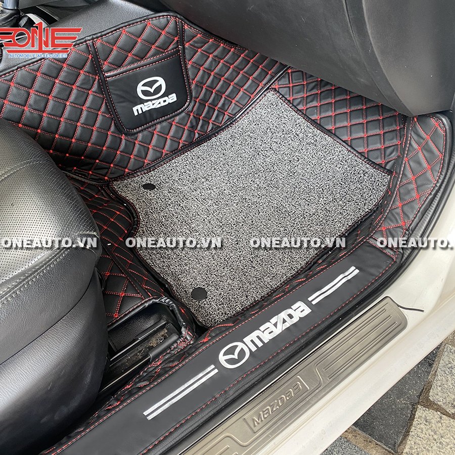 Thảm lót sàn ô tô 8D Mazda 3 Full Viền cửa