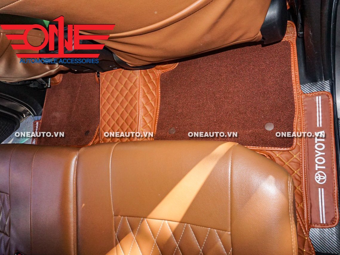 Thảm lót sàn ô tô 8D Toyota INNOVA 2006 - 2015 Full viền cửa