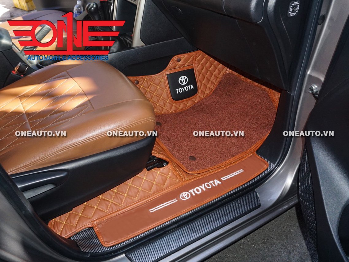 Thảm lót sàn ô tô 8D Toyota INNOVA 2006 - 2015 Full viền cửa