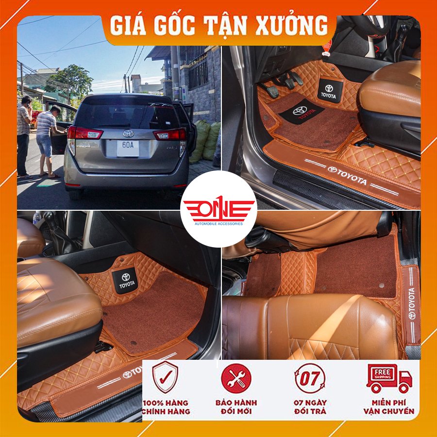 Thảm lót sàn ô tô 8D Toyota INNOVA 2006 - 2015 Full viền cửa