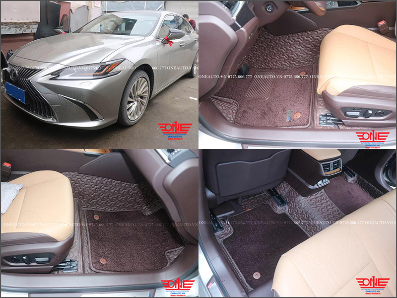 Thảm Lót Sàn ONE360 Xe Lexus ES 300 2019