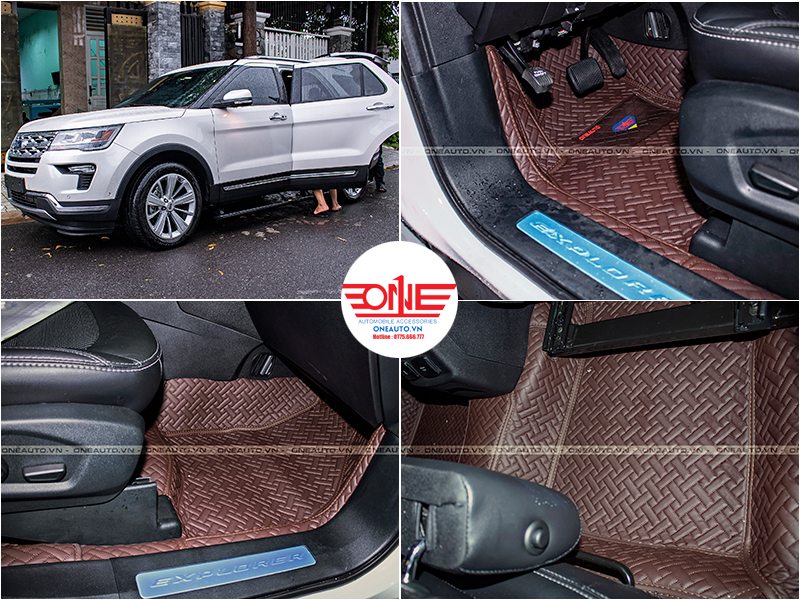 Thảm Lót Sàn Ô Tô 360 Độ Xe Ford Explorer 2020