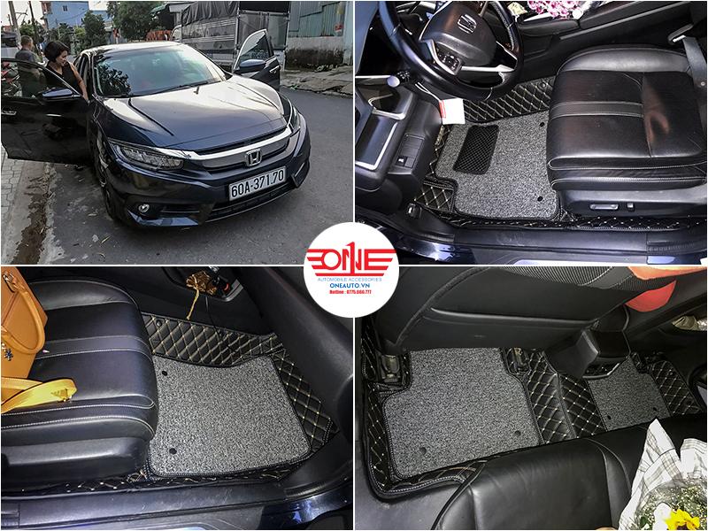 Thảm Lót Sàn Ô Tô Honda Civic 2017-2018