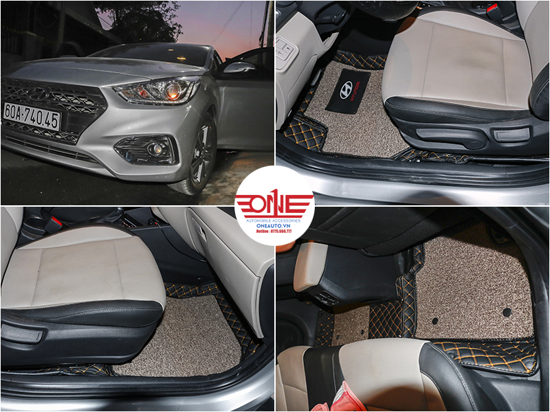Thảm Lót Sàn Ô Tô Hyundai Accent 2019