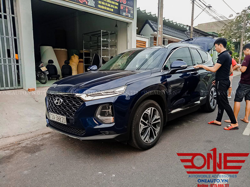 Thảm Lót Sàn Ô Tô 5D 6D Hyundai Santafe 2019