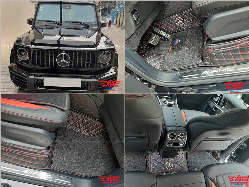 Thảm Lót Sàn Ô Tô Mercedes G63 Đời 2017