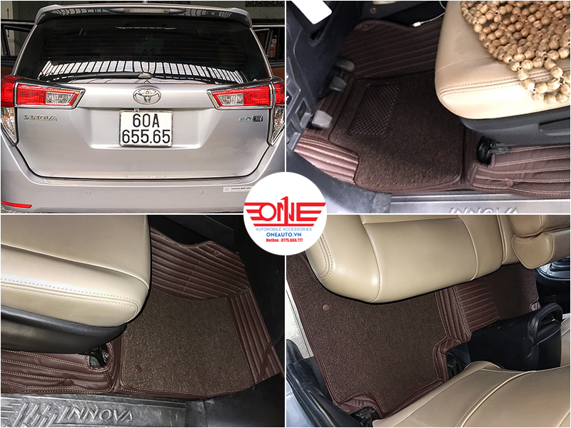 Thảm Lót Sàn Ô Tô 5D 6D Toyota Innova