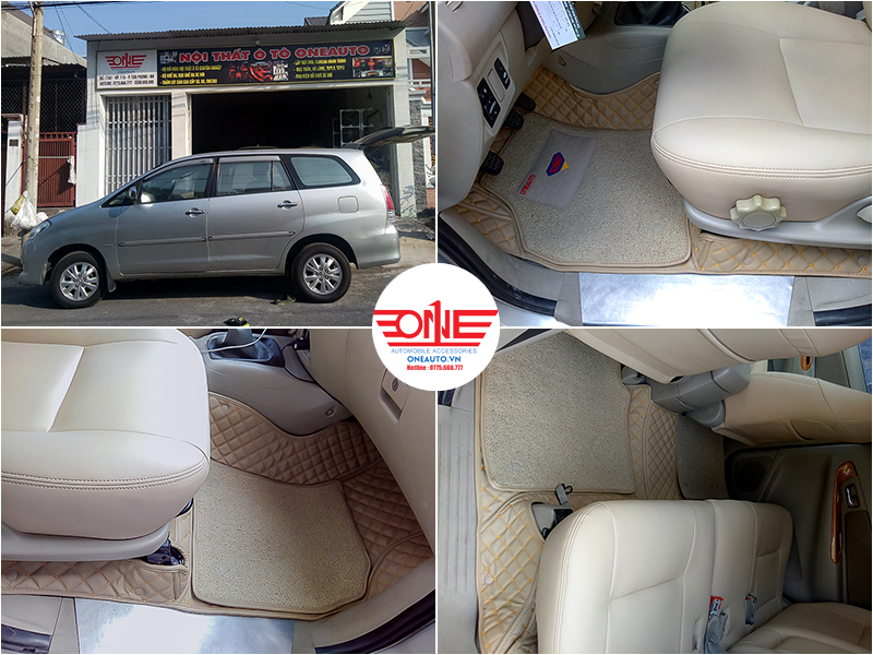 Thảm Lót Sàn Ô Tô 5D 6D Toyota Innova