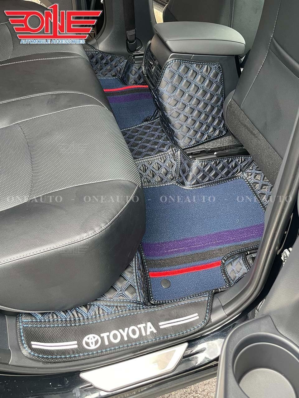 Thảm lót sàn ô tô 8D Toyota Cross FULL viền cửa