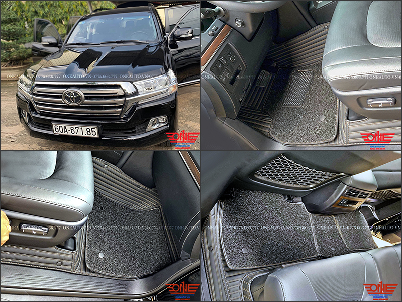 Thảm Lót Sàn Ô Tô Toyota Landcruiser 2017 7 Chỗ