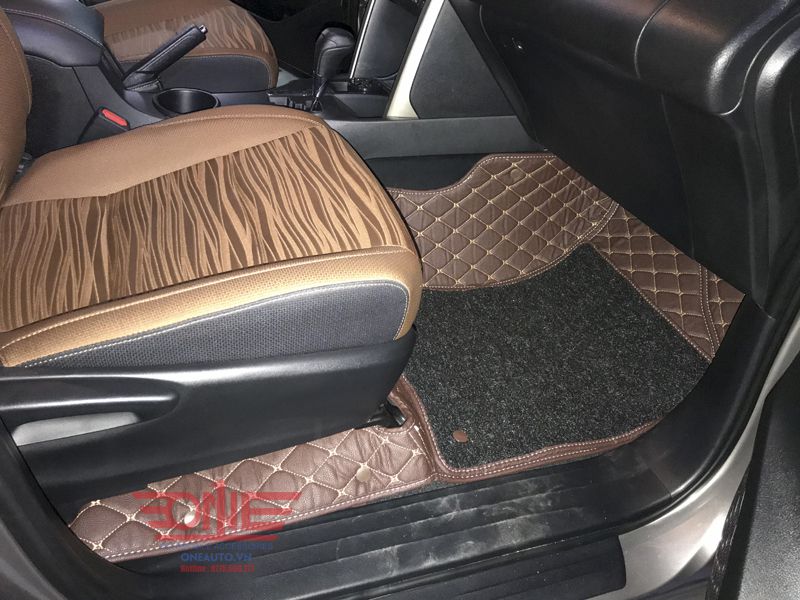 Thảm Lót Sàn Da 6D  Cao Cấp Cho Xe TOYOTA INNOVA