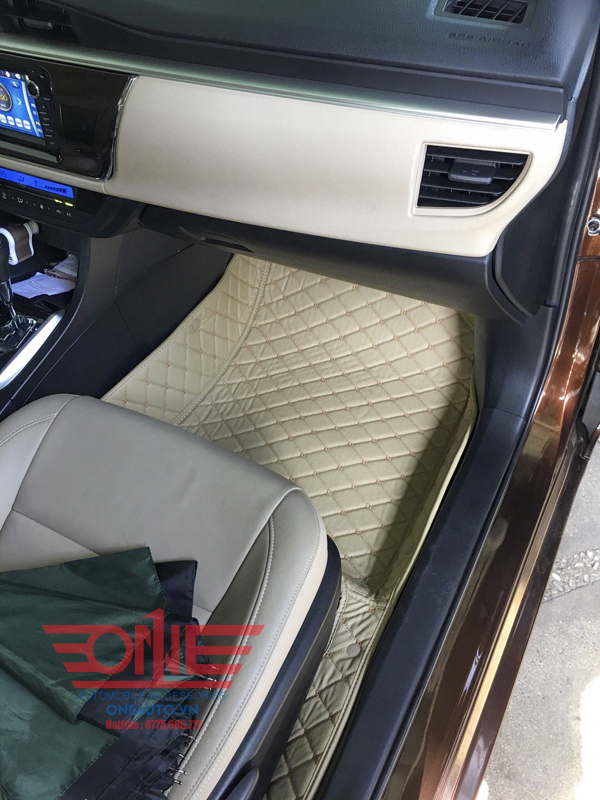 Thảm Lót Sàn Da Cao Cấp TOYOTA COROLLA ALTIS