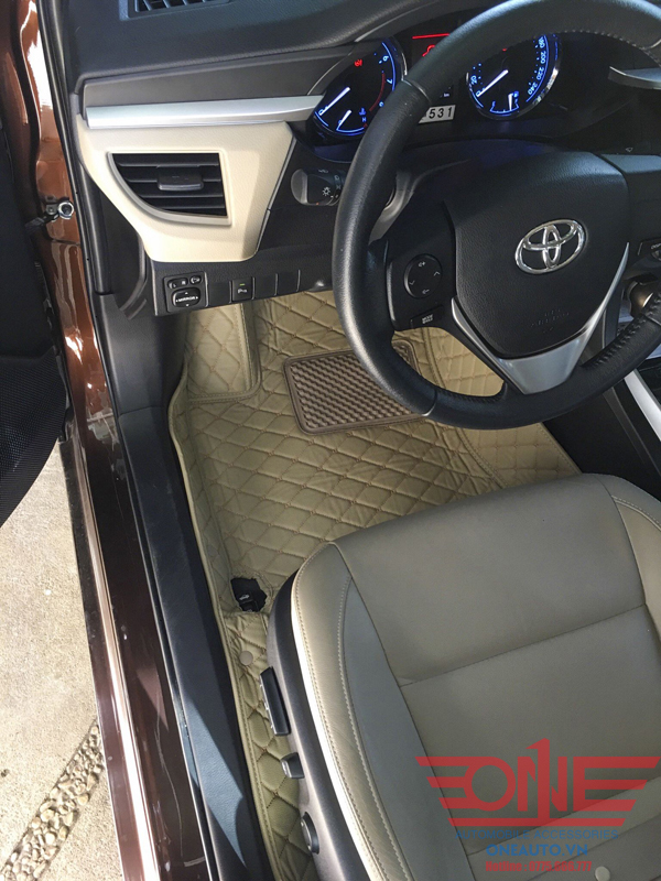 Thảm Lót Sàn Da Cao Cấp TOYOTA COROLLA ALTIS