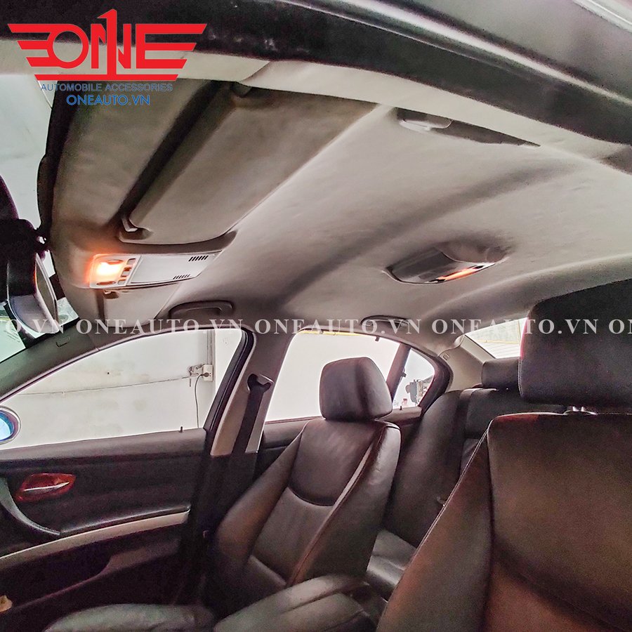 Phục hồi trần da, bọc trần nỉ xe ô tô BMW 320i