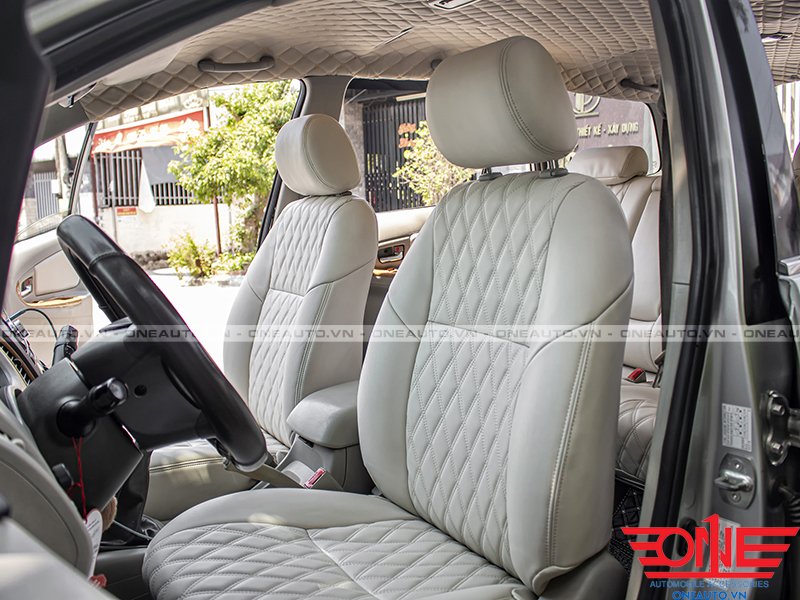 Bọc Ghế Da Microfiber Cho Xe Toyota Innova 2006, 2007, 2008, 2009