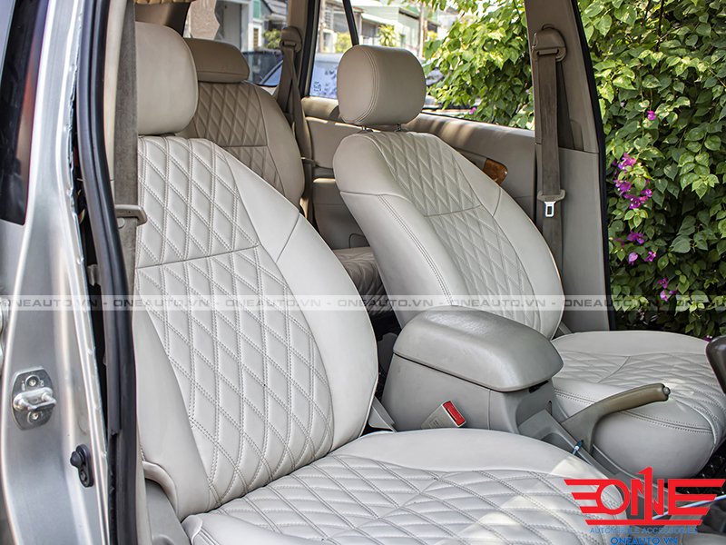 Bọc Ghế Da Microfiber Cho Xe Toyota Innova 2006, 2007, 2008, 2009
