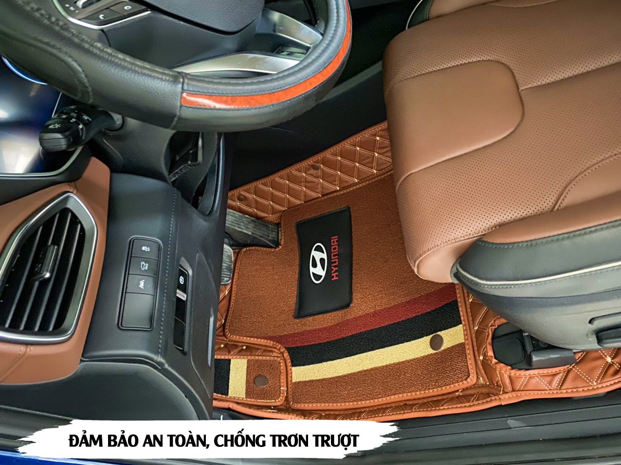 Thảm Lót Sàn Xe Hyundai SantaFe – Đem Lại Không Gian Nội Thất Hoàn Hảo