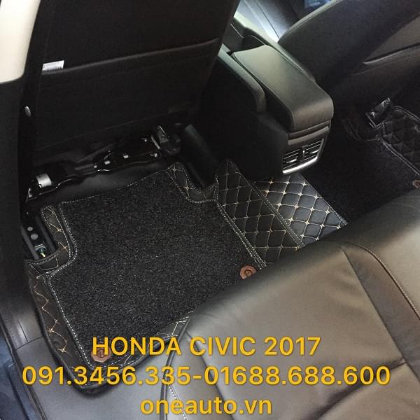 Thảm Lót Sàn Da Cao Cấp HONDA CIVIC 2017