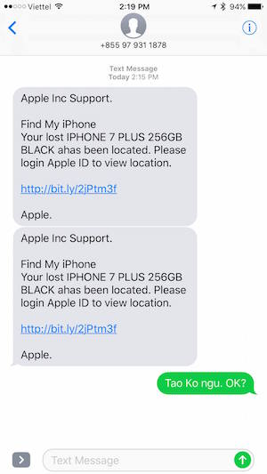 Trộm đã tìm cách lấy mật khẩu iCloud trên iPhone của tôi thế nào
