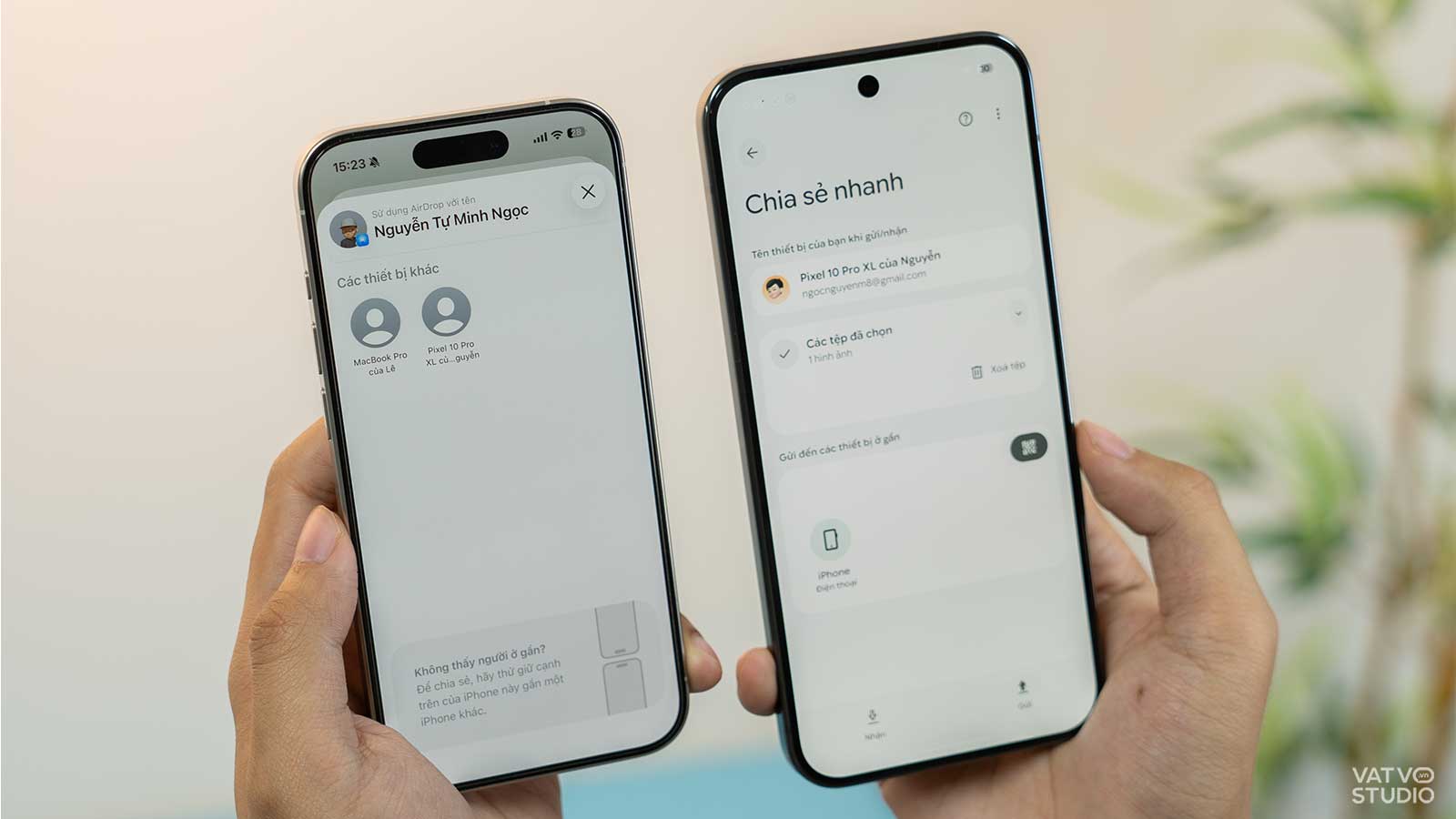 Android giờ gửi file sang iPhone được luôn? Không cần app, không cần Zalo nữa