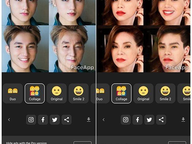 Ứng dụng FaceApp chỉnh sửa khuôn mặt đang hot trong cộng đồng mạng