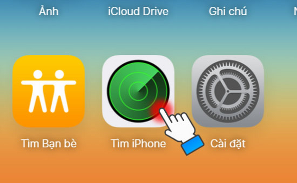 Tìm iphone trên web