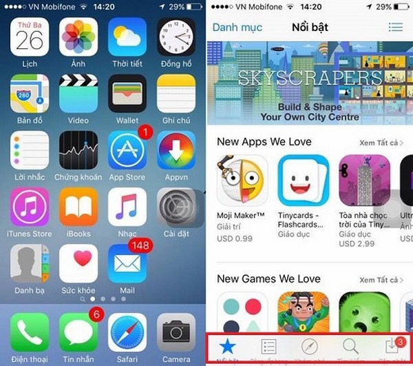 Cách tải ứng dụng cho iphone