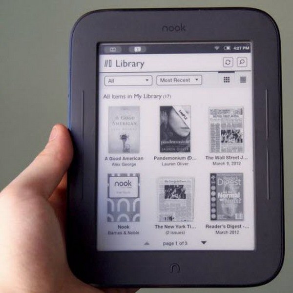 ứng dụng nook touch